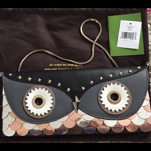 Kate Spade wise owl clutch